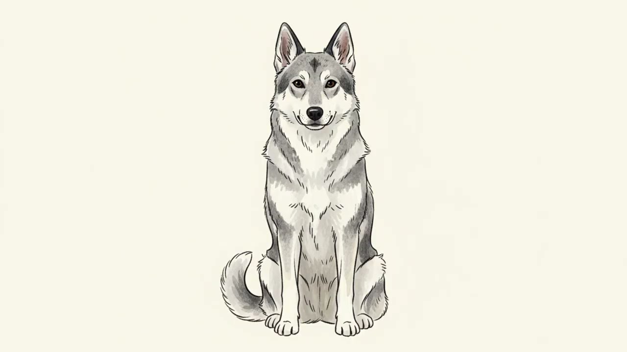 3 Hours of Nordic Peace: Norwegian Elkhound // woof. 034 - Silver Forest Lofi