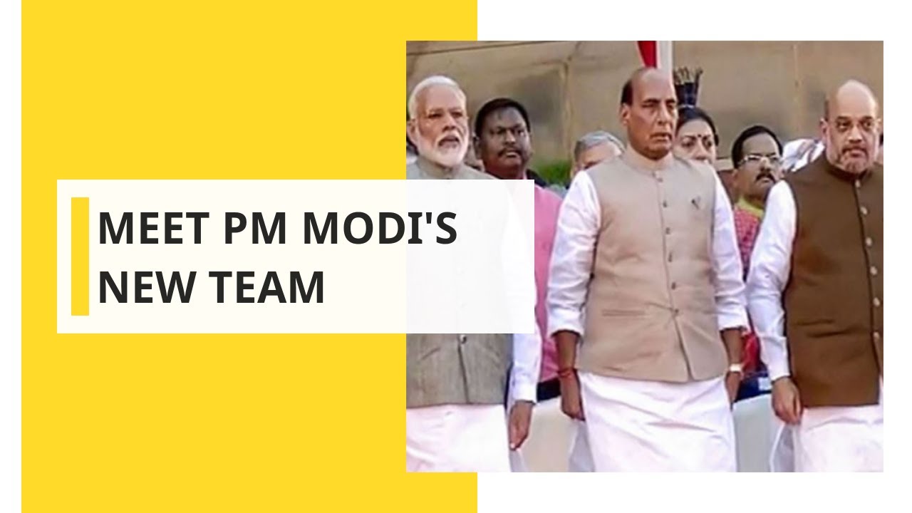 PM Modi, 57 ministers take oath at Rashtrapati Bhavan