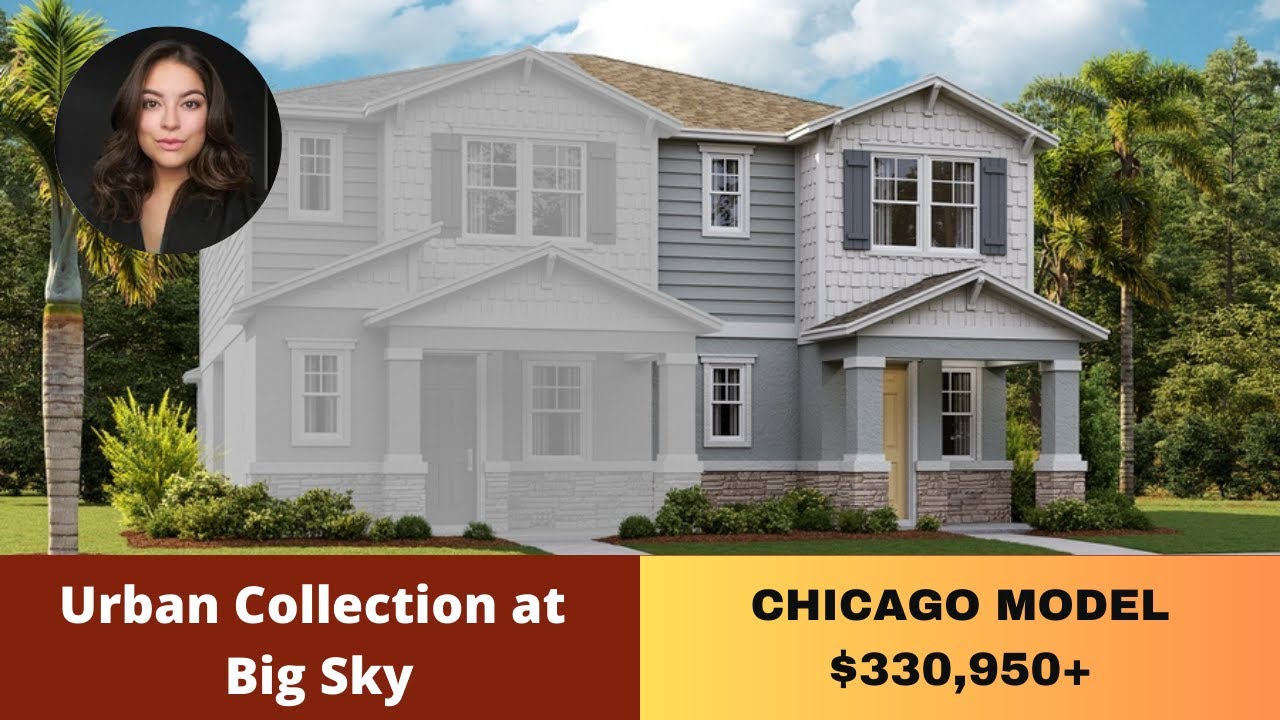 Richmond American Homes, Urban Collection at Big Sky, Chicago Model, St Cloud, Florida