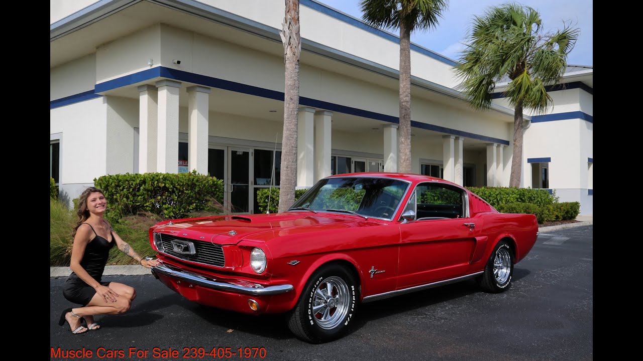 66 Fastback Mustang SOLD   www.musclecarsforsale.com 239-405-1970 Tom