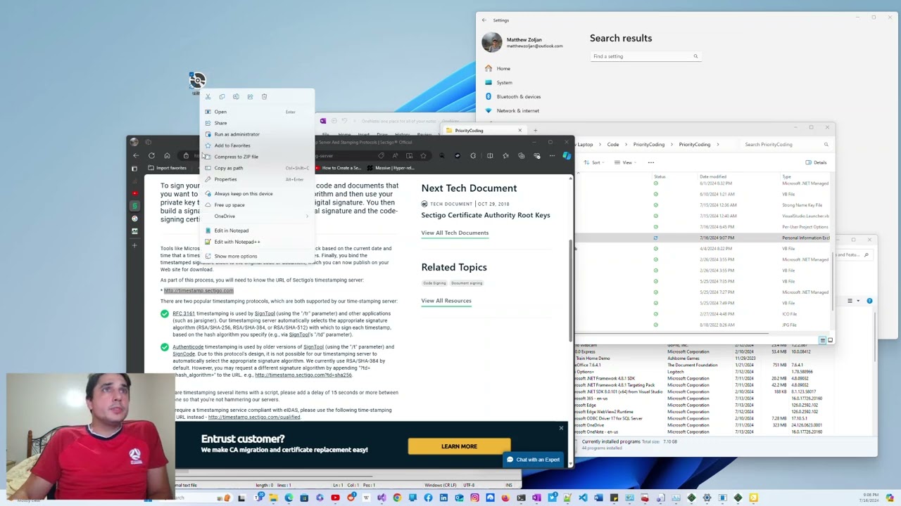 Free PFX Certificate .NET 8
