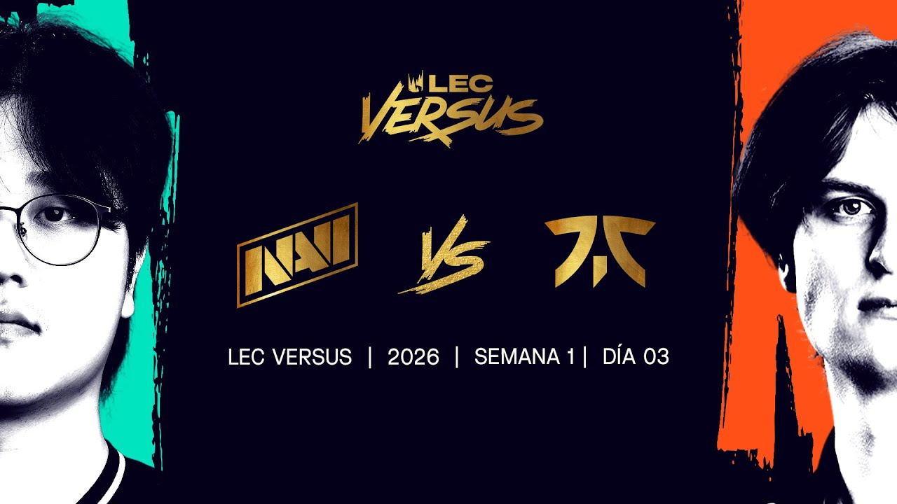 LOL CHAMPAGNE | NAVI vs FNC | 2026 LEC Versus - Semana 1 Día 3