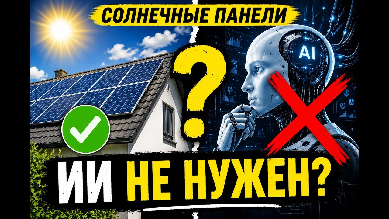 ДОМАШНЯЯ СЭС и ИСКУССТВЕННЫЙ ИНТЕЛЛЕКТ: НУЖНО ЛИ ЭТО ВООБЩЕ? ПРИВОЖУ АРГУМЕНТЫ