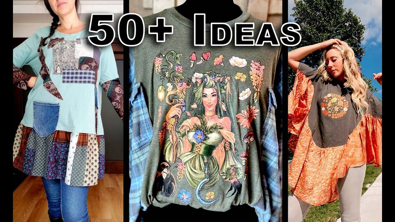 50+ Upcycled Tshirt Ideas to Inspire You | ep3