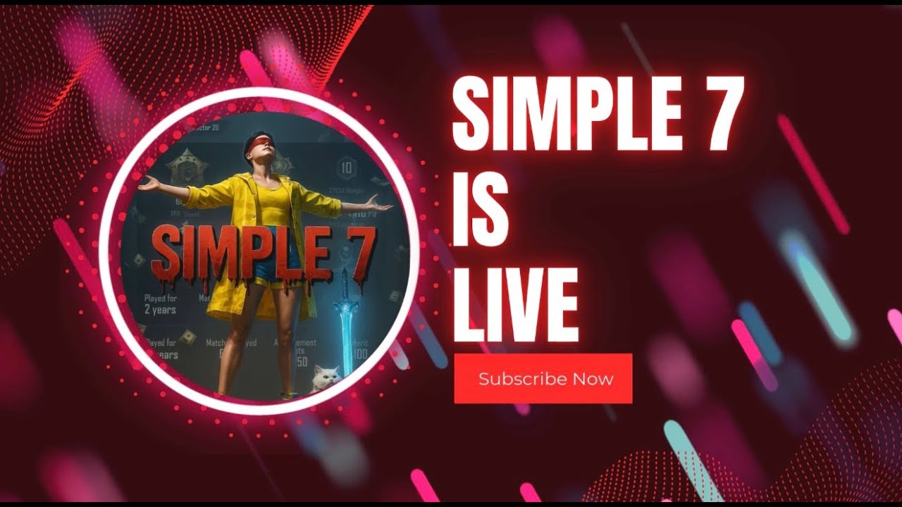 🔥 PUBG Mobile LIVE | Custom Rooms + UC & Prize Giveaways | Join Fast!” SIMPLE 7 LIVE