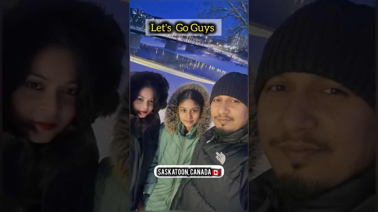 Life In Saskatoon 🥶 #shorts #familyvlog #nightout