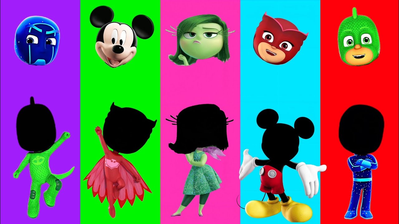 Wrong eyes👀 challenge DAME TU COSITA Pj Masks Funny Puzzle Wrong Heads