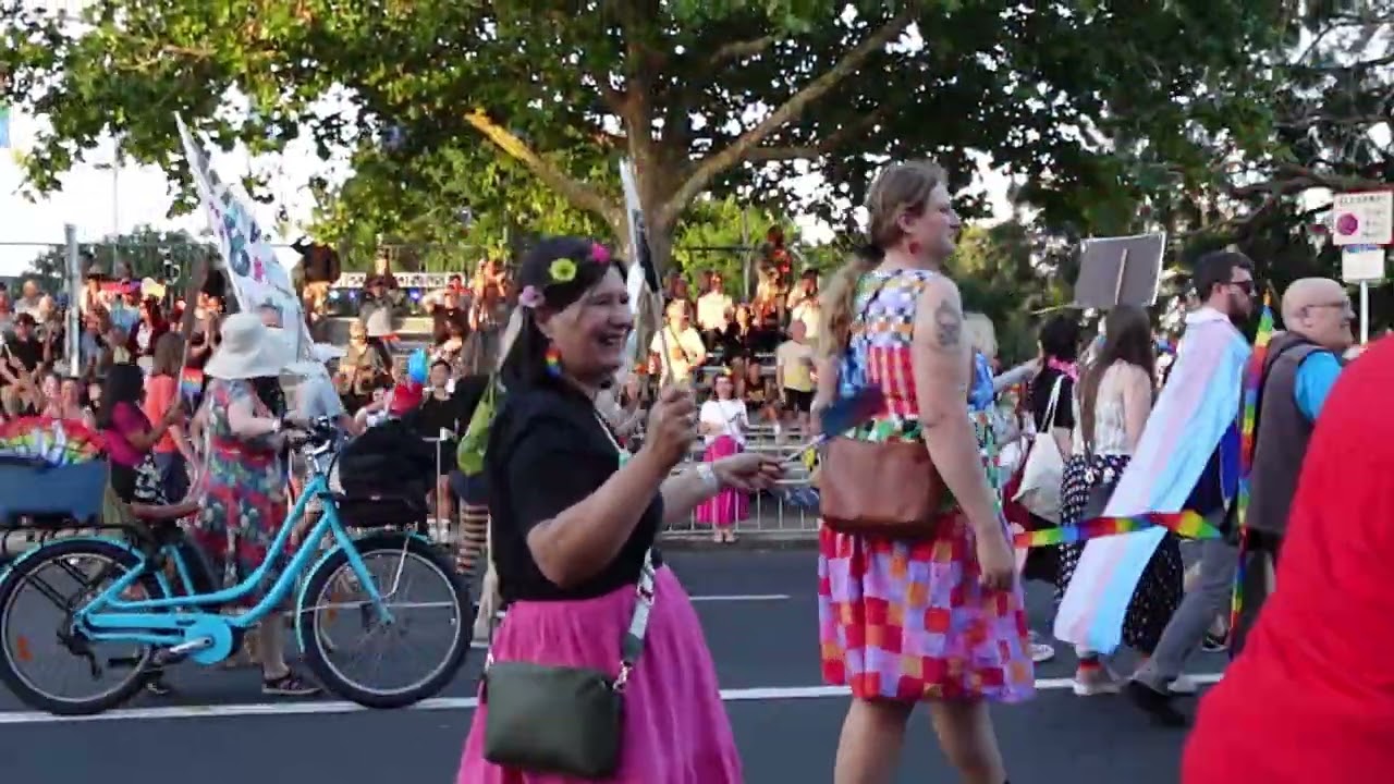 Pride parade in Ponsonby, Auckland