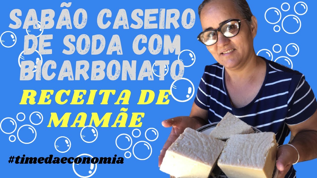 SAB&Atilde;O CASEIRO DE SODA E BICARBONATO COM &Oacute;LEO USADO | TIME DA ECONOMIA | ECONOMIA DOM&Eacute;STICA