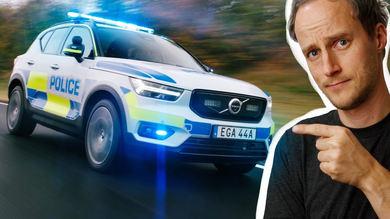 Kör VOLVOS elektriska POLISBIL!