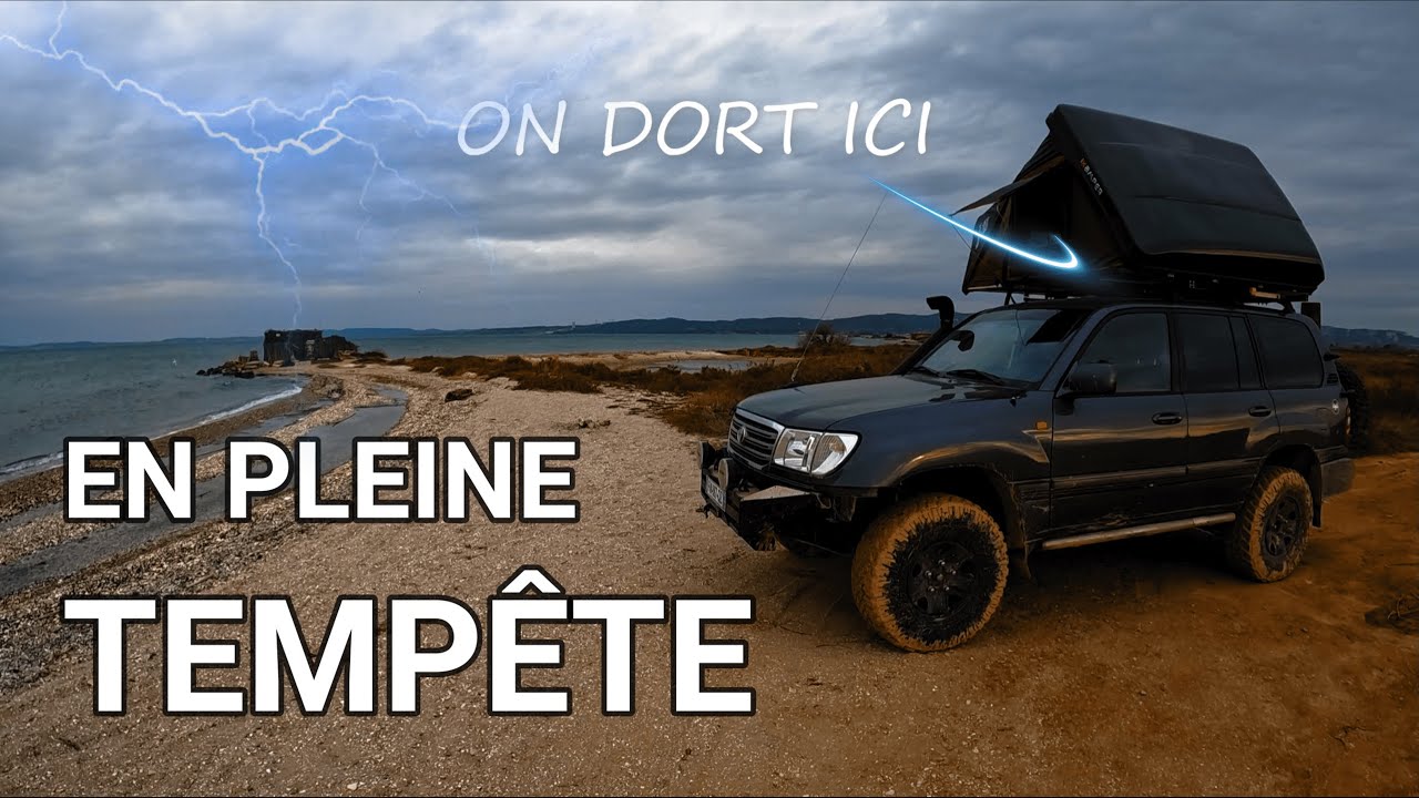 On BIVOUAC par vent fort en tente de toit / Ikamper skycamp 2.0 /