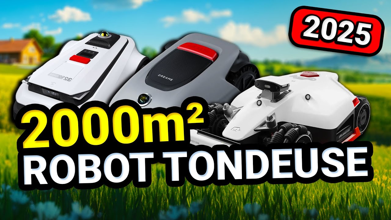 Le meilleur robot tondeuse pour 2000 m2 sans fil périphérique | Comparatif