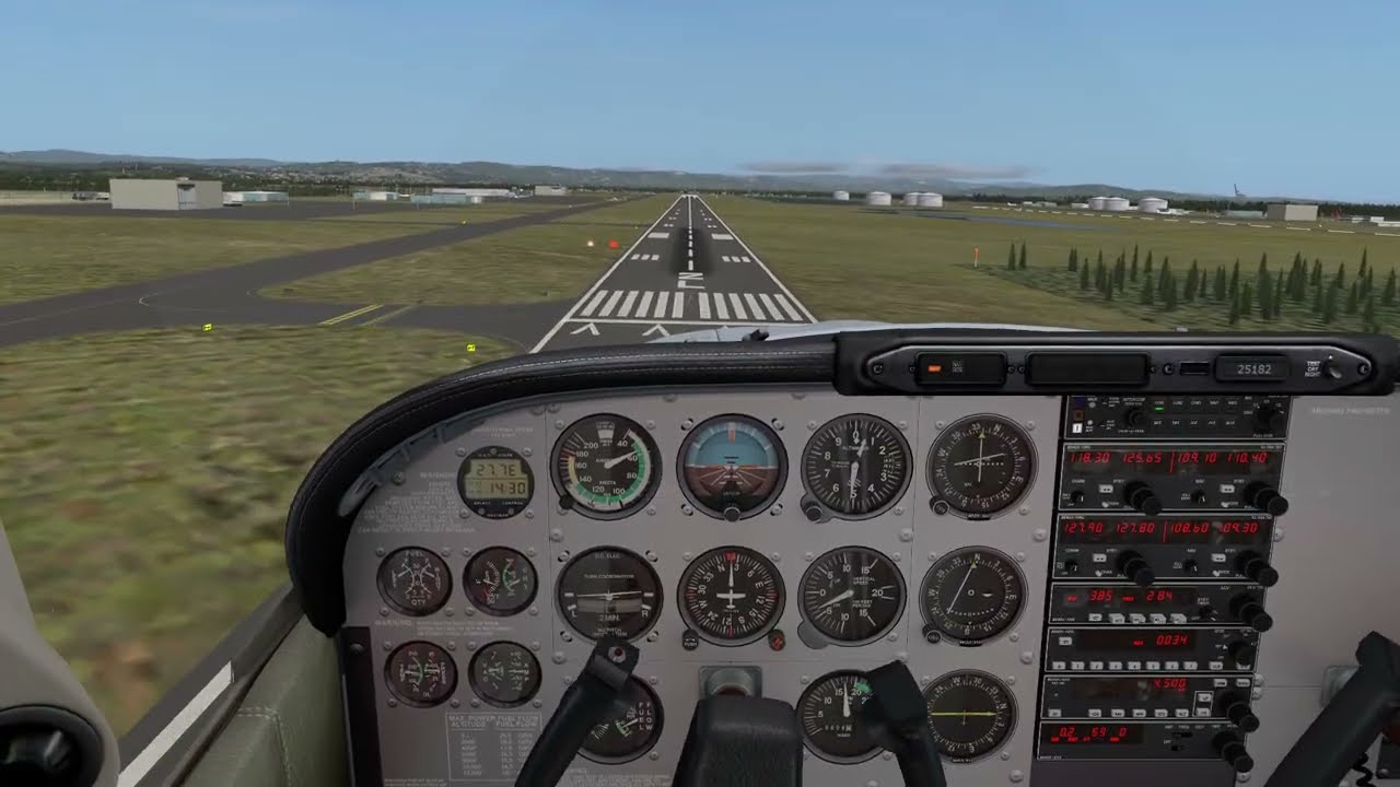 Prepar3D A2A Accu-Sim Cessna 182 Skylane landing in Fairbanks