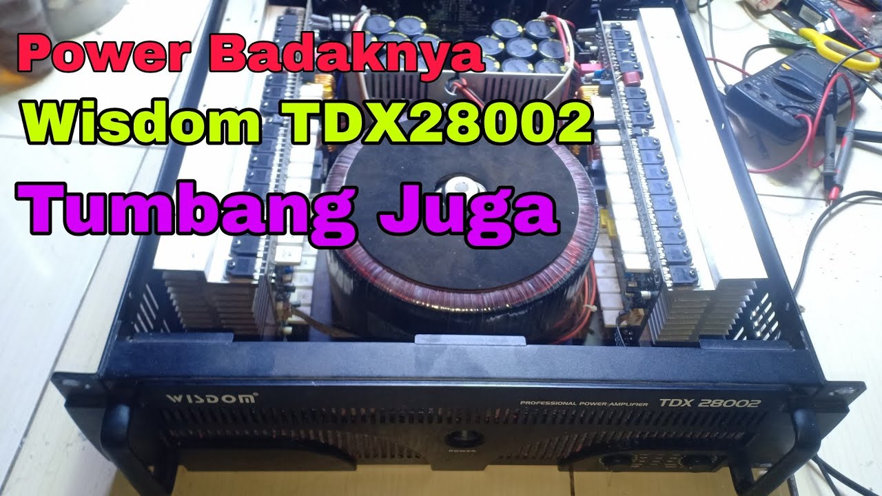 servis power TD versi terbaru WISDOM TDX28002
