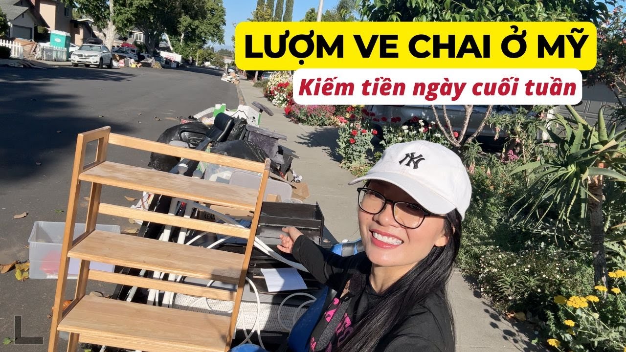 Cả khu phố VỨT BỎ ĐỒ ra đường - cuối tuần tấp nập đi NHẶT VE CHAI ở Mỹ