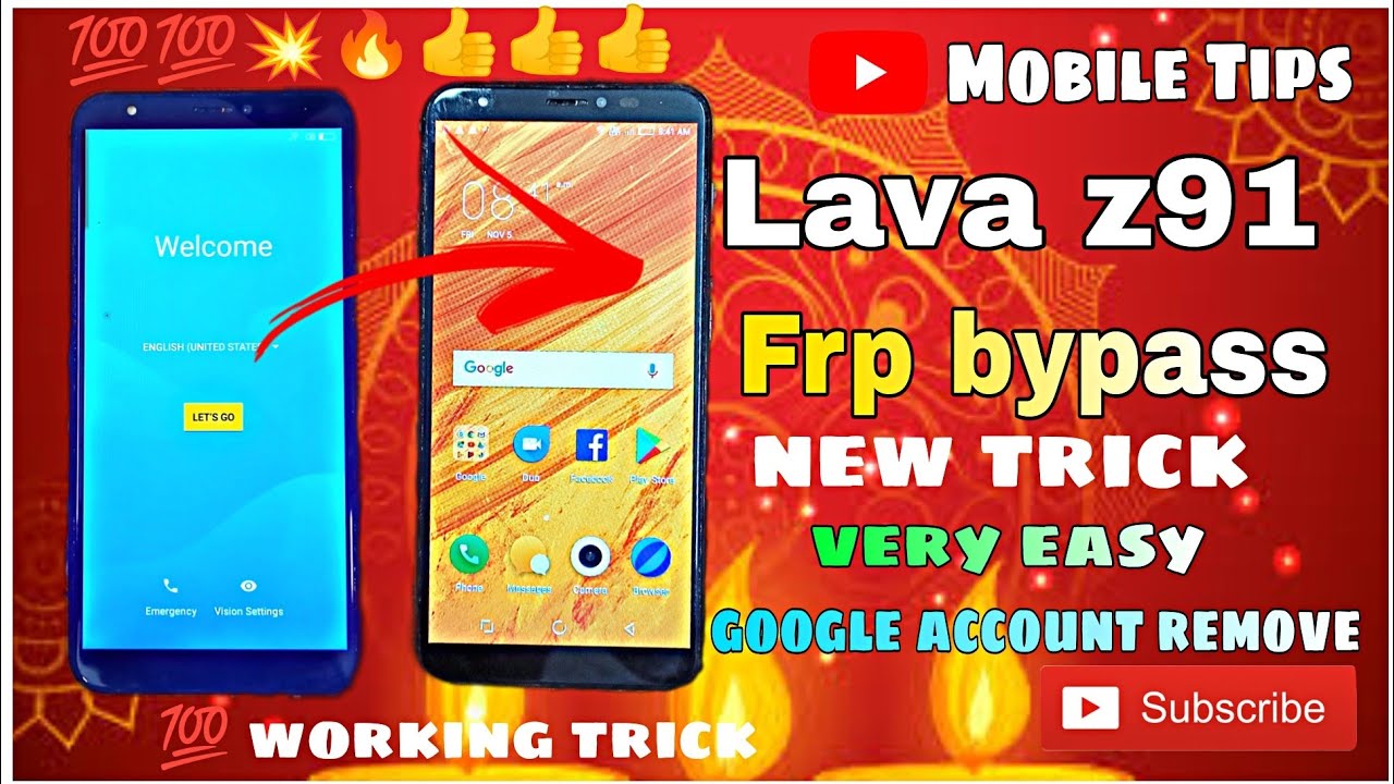 Lava Z91 Frp Bypass /Lava Z91 Google account remove /new trick lava z91 Frp remove by Mobile Tips