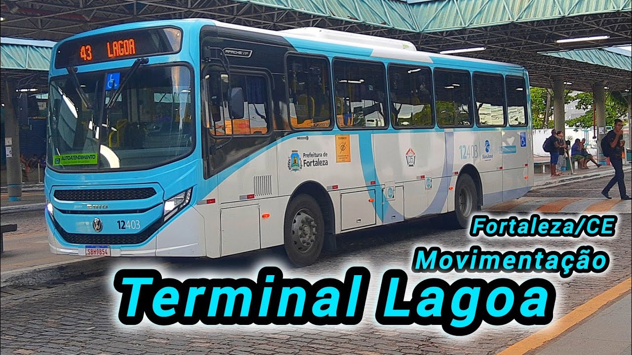 Terminal Lagoa Movimentação de Ônibus #Busmaniaco Fortaleza-Ceará