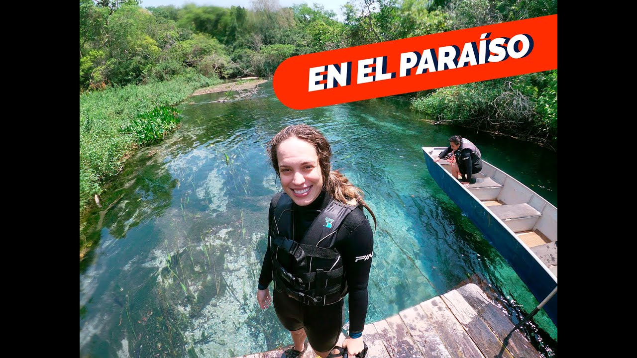 Uno de los ríos más cristalinos del mundo: Conoce el Río Sucurí en Bonito, Brasil| Español con María