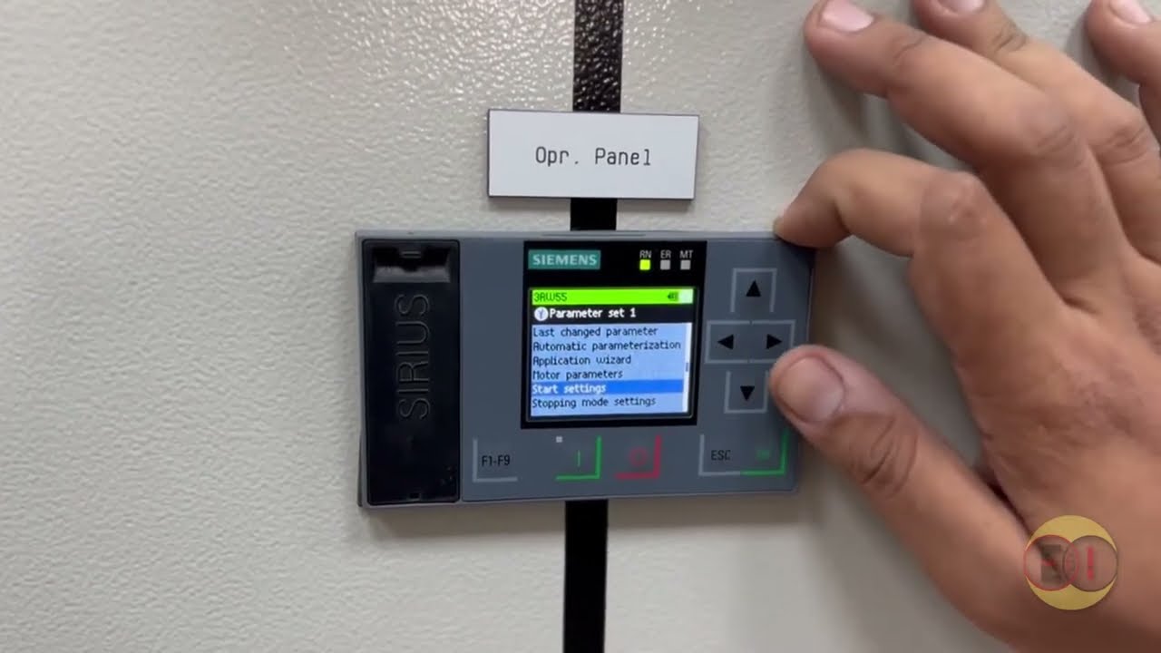 SIEMENS 3RW5552 Softstarter - Intro & Parameterization