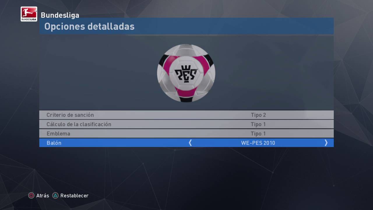 PES 2017 como crear Bundesliga y equipos champions