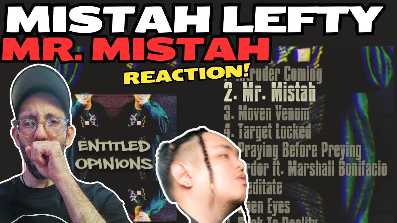 The WORDPLAY From This FILIPINO Rapper! | Mistah Lefty - Mr. Mistah | FIRST TIME REACTION