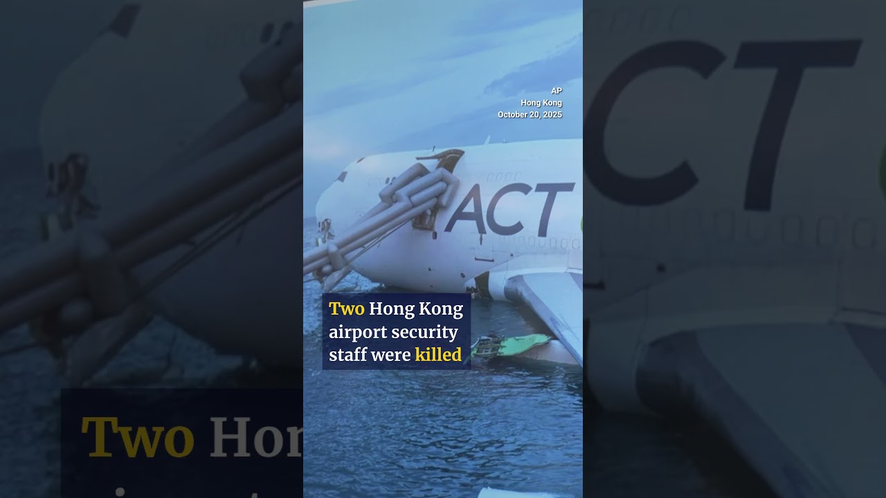 Emirates plane veers off Hong Kong runway, killing 2