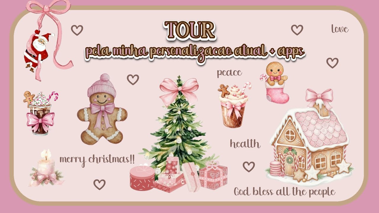 ❆ㅤtour pela minha personalização atual + mostrando apps