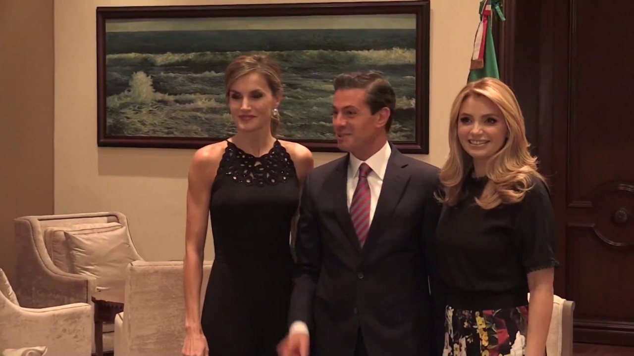 Encuentro de S.M. la Reina con el presidente de México, Enrique Peña Nieto.