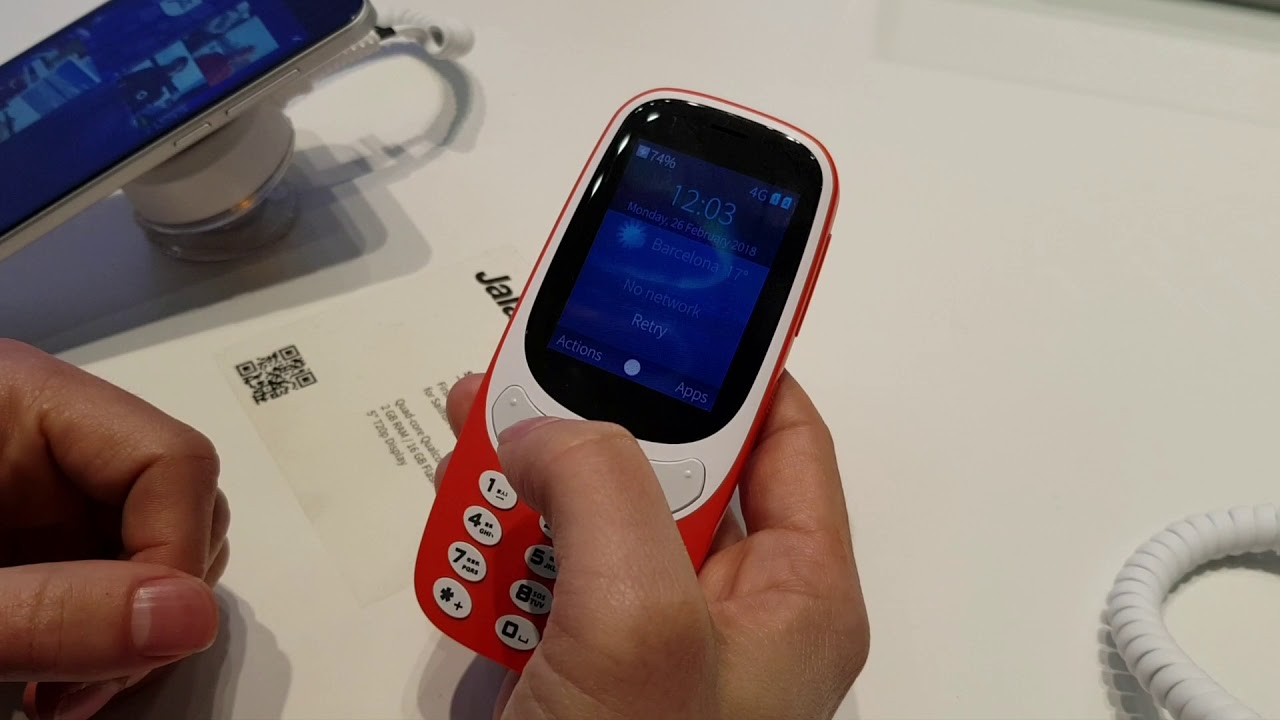 Sailfish OS running on a Nokia 3310 feature phone #MWC18