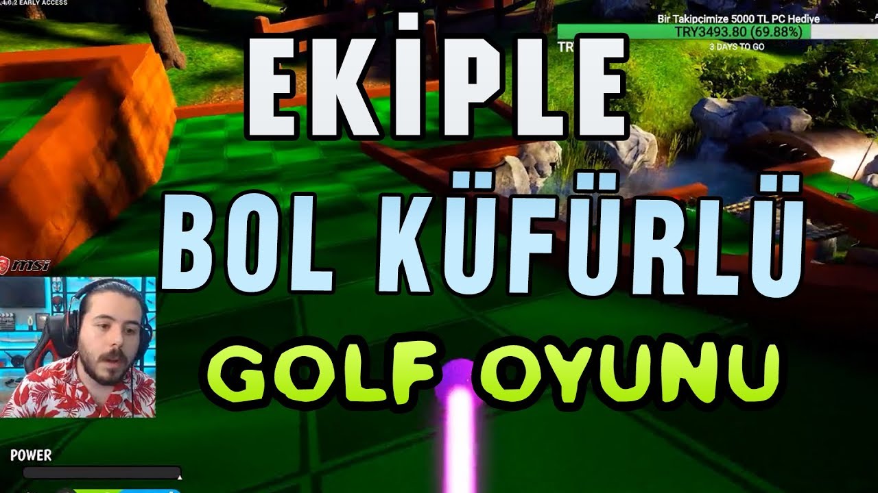 UNLOST EKİPLE EN ÇOK KÜFÜR EDİLEN GOLF OYUNU