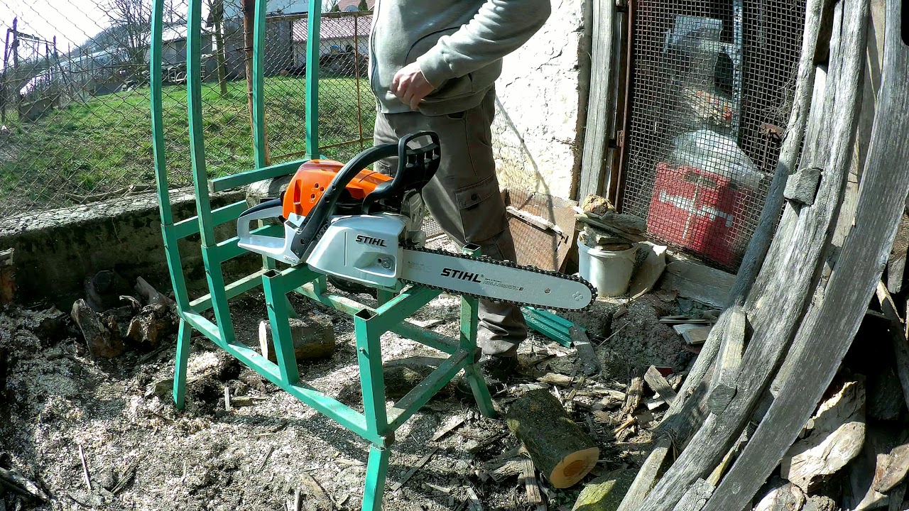 Stihl MS 231 favágás wood-cutting