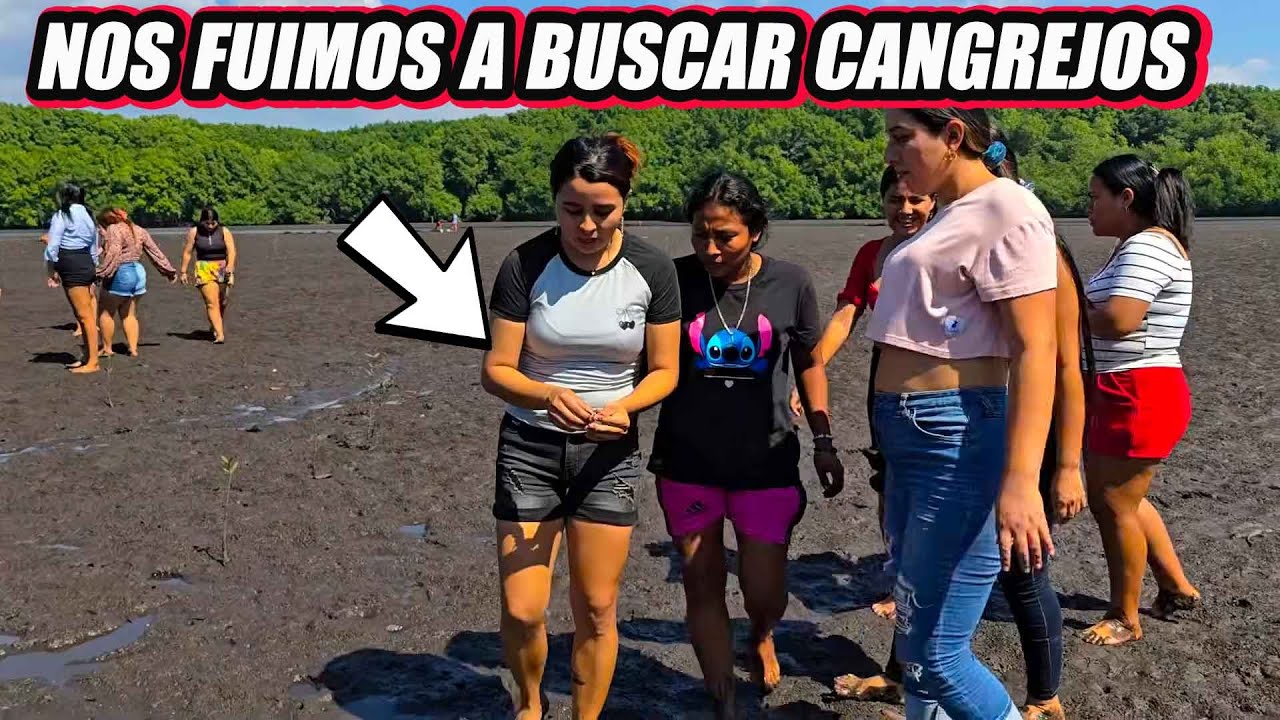 Salimos al estero a buscar cangrejitos.