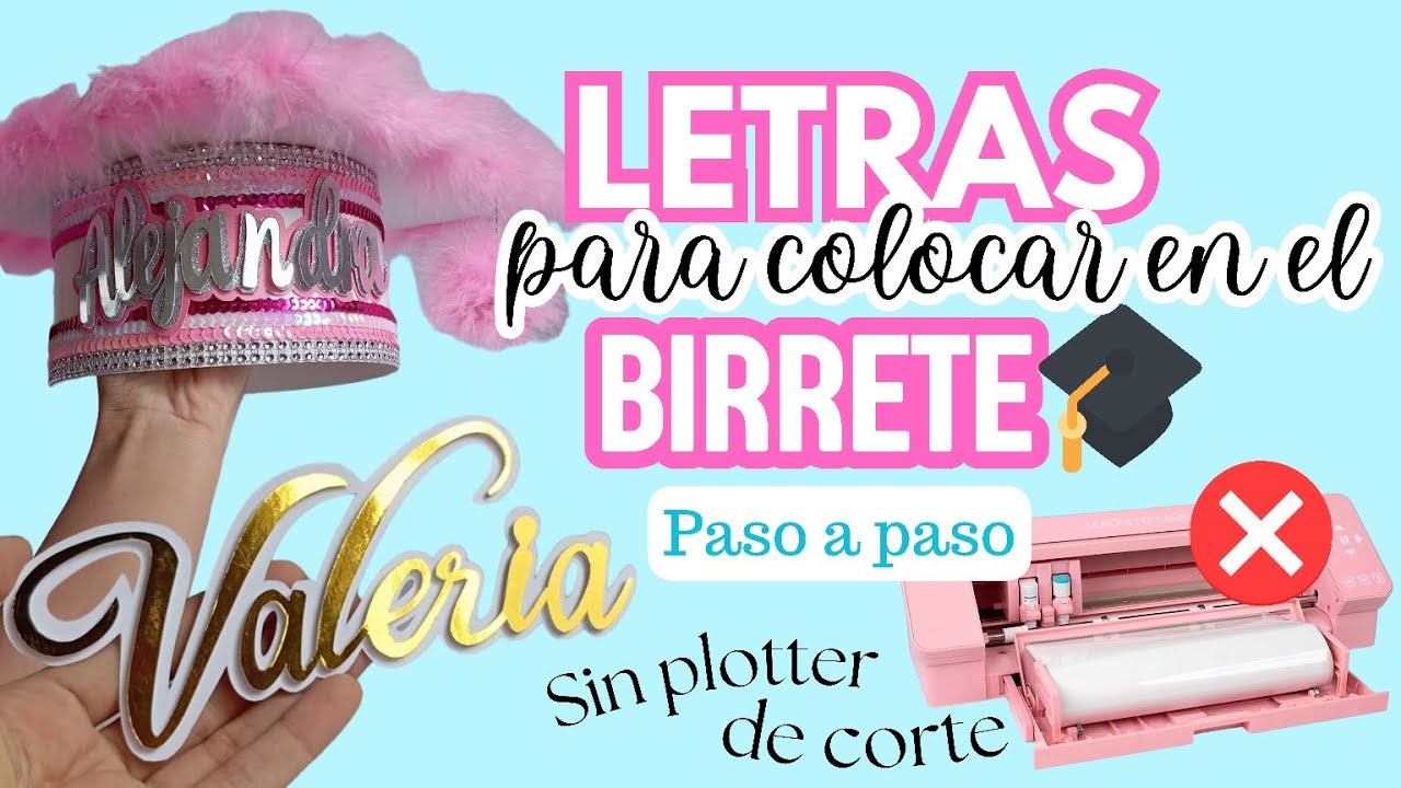 Corte de letras en papel