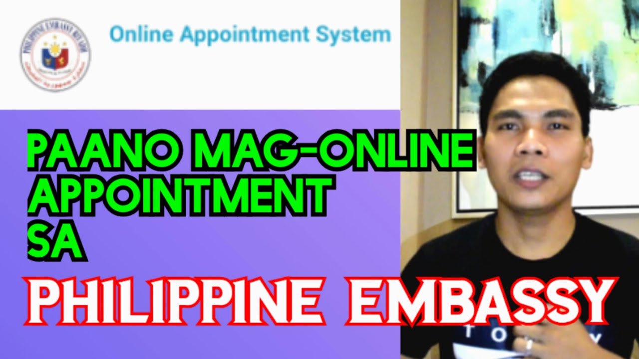 PAANO MAG-ONLINE APPOINTMENT SA PHILIPPINE EMBASSY | RIYADH SAUDI ARABIA
