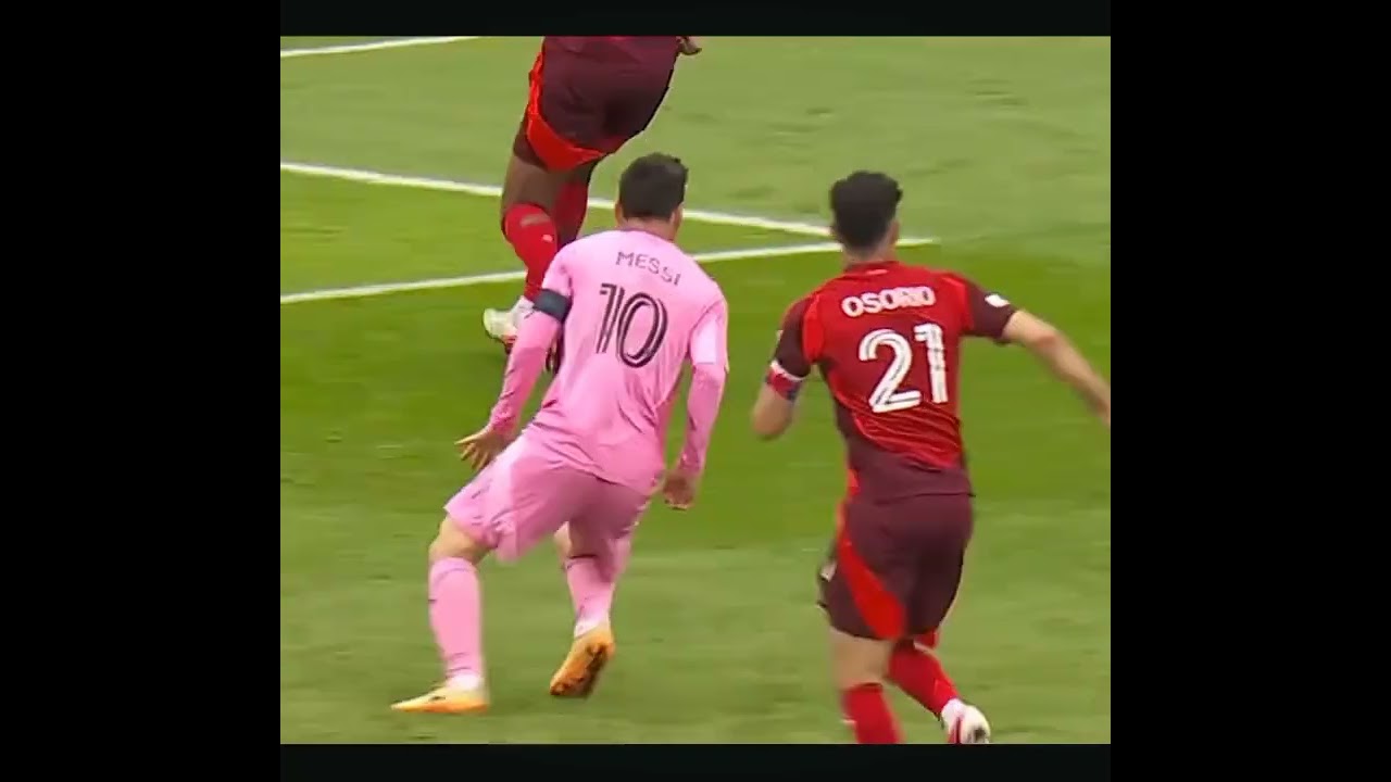 Messi's goal today vs Toronto FC. #messi #goals #mls #intermiami #voralshort #leo #goat 
