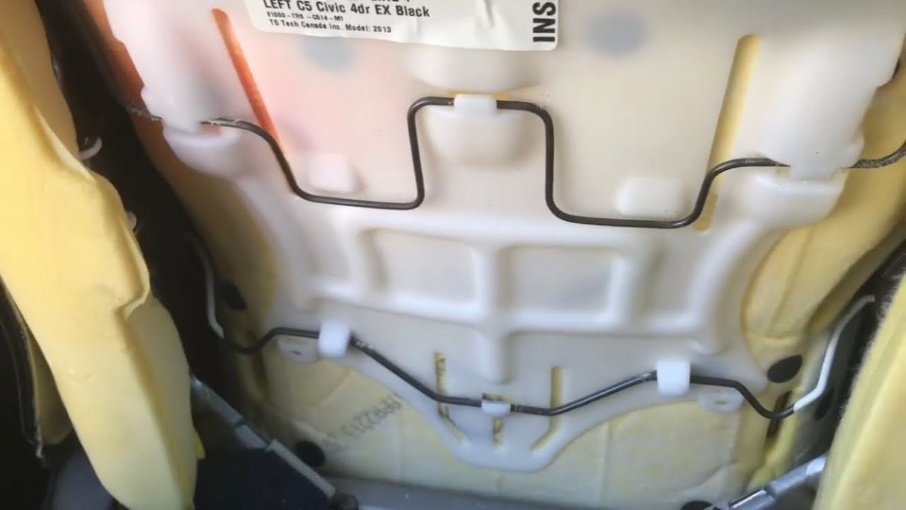 Шум сиденья Honda Civic 9-го поколения