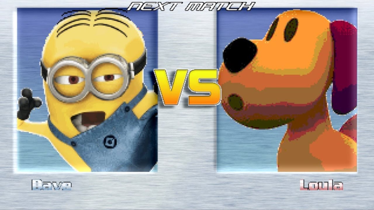 M.U.G.E.N BATTLES | Dave The Minion vs Loula | Minions vs Pocoyo