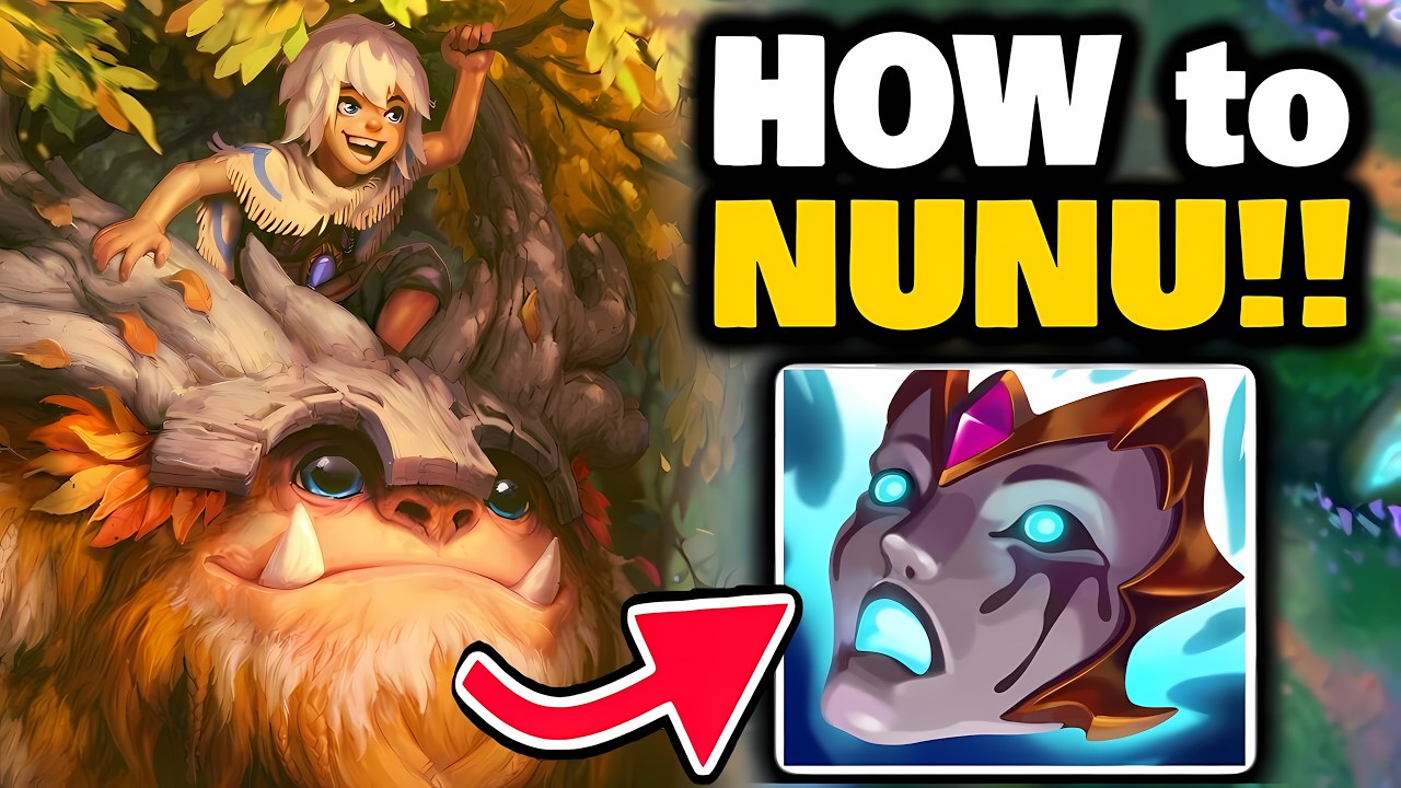 HOW to GANK on NUNU Jungle WHEN to FARM & WHEN to FIGHT!!