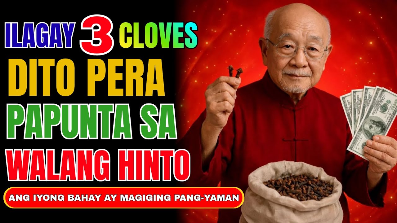 Lihim na Ilagay ang 3 Cloves at Dadaloy ang Pera | Feng Shui at mga Turo ng Budismo