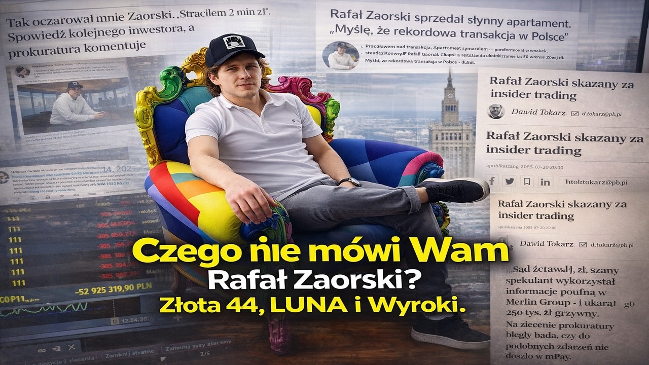 Czego nie mówi Wam Rafał Zaorski? Bankructwo Złota 44 LUNA i Wyroki