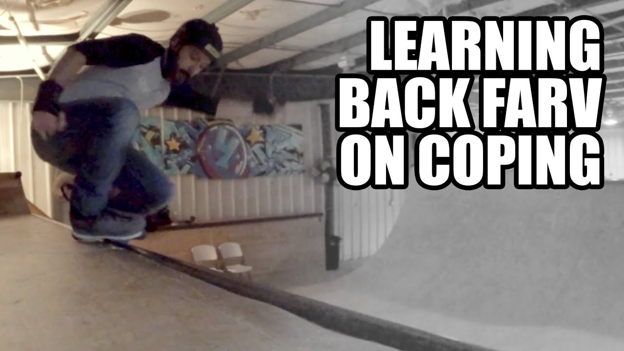 Learning Backside Farv on Coping // Aggressive Inline Skating