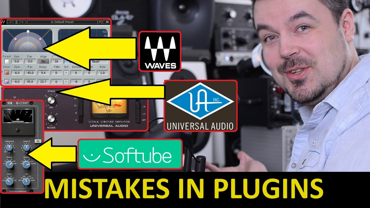 Mistakes in Plugins - Waves, UAD, Softube, Acustica Audio