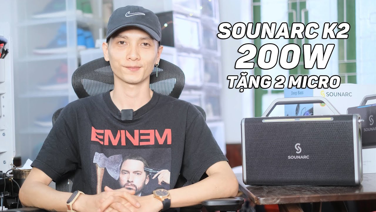 Review Sounarc K2 : Loa karaoke 200W nhỏ gọn, nghe khá, đa chức năng