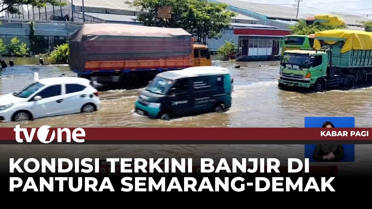 Sejumlah Ruas Jalan di Kaligawe Rusak Akibat Terendam Banjir | tvOne