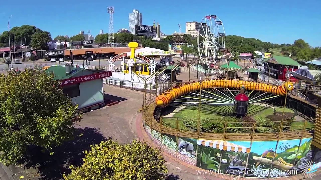 Video aéreo del Parque Rodó, Montevideo, Uruguay Desde Lo Alto