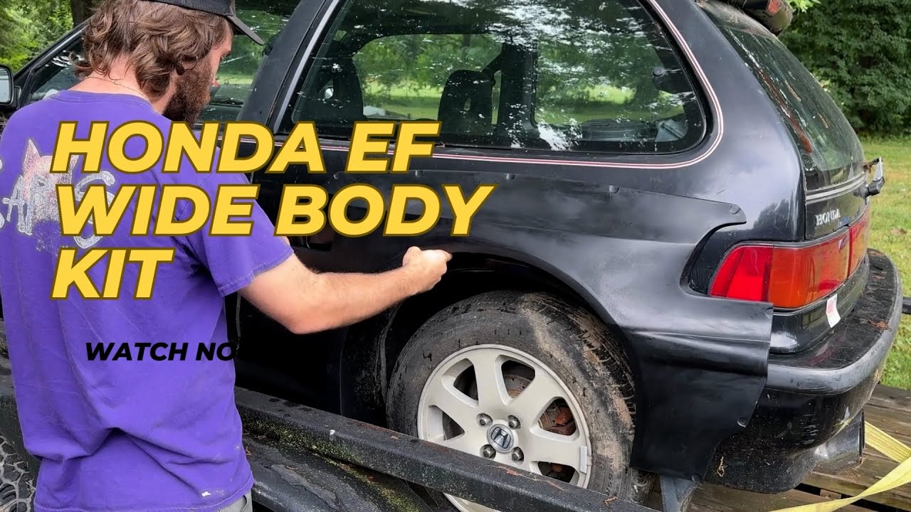 Unboxing the Only EF Civic Widebody Kit in the USA! #EFHONDA
