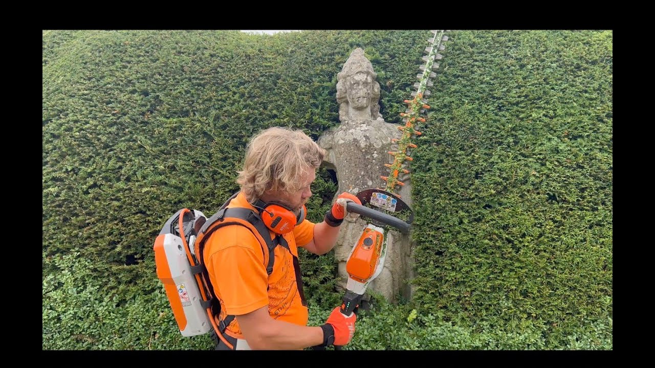 THE NEW STIHL HSA 94T HEDGE TRIMMER/ HEDGER
