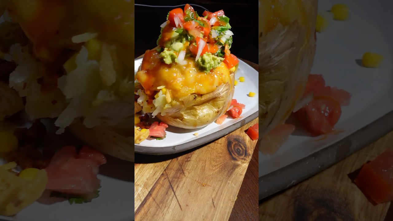Fully Loaded Vegan Baked Potato