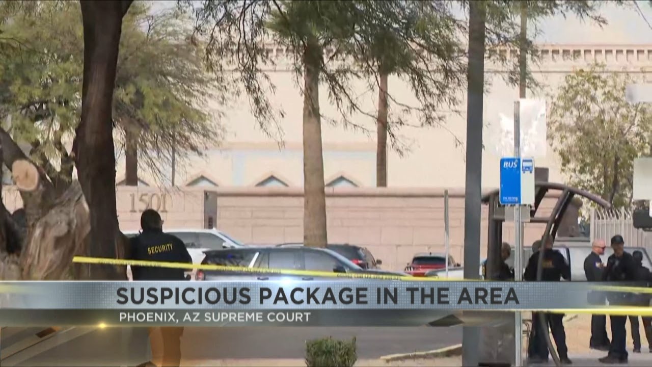 Arizona Supreme Court remains closed after suspicious package in the area