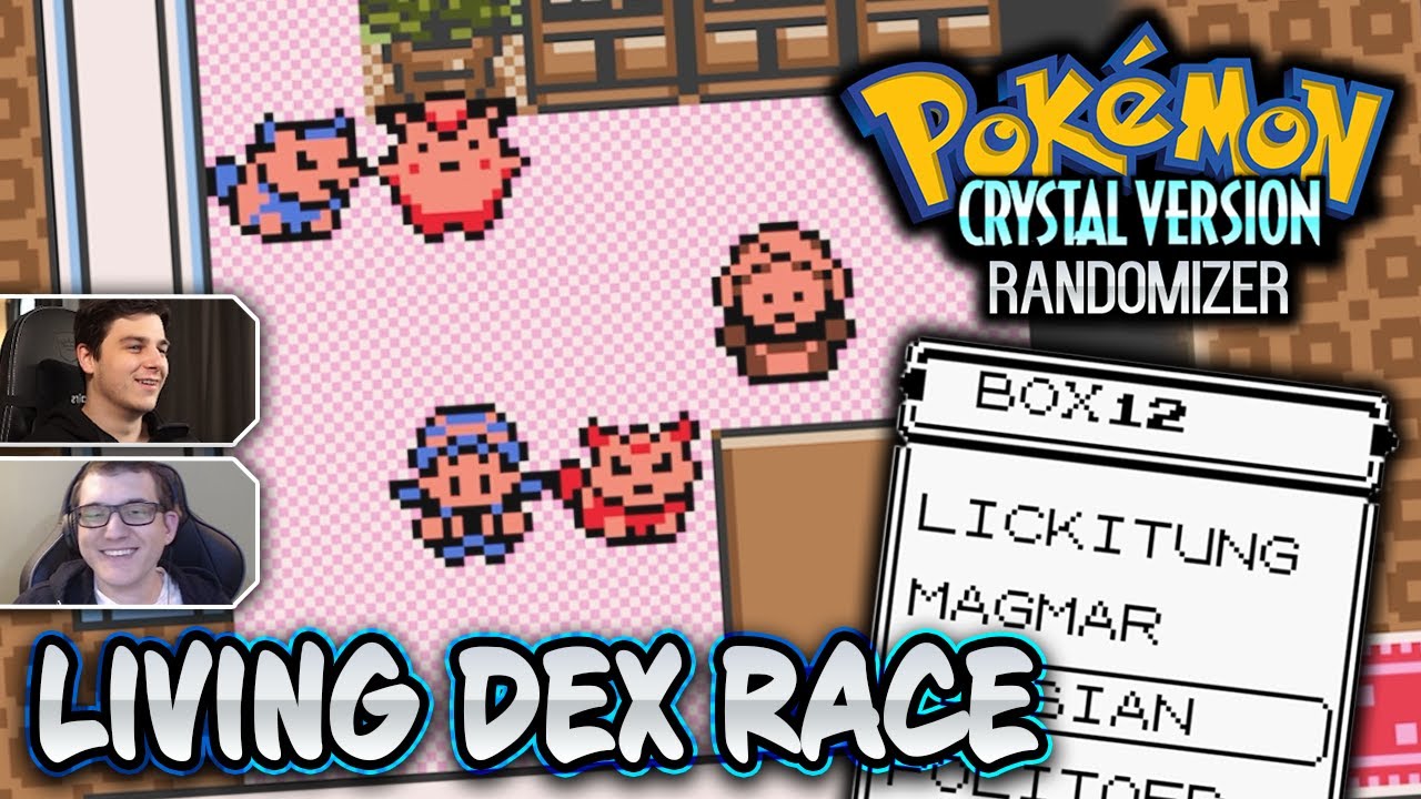LIVING DEX Race vs Shenanagans | Pokemon Crystal Randomizer